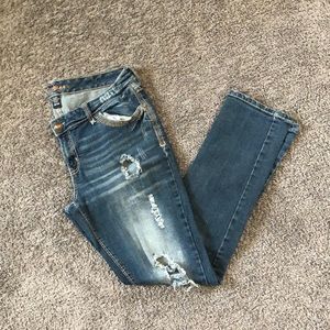 Distressed Women’s Blue Jeans Size 13/14
